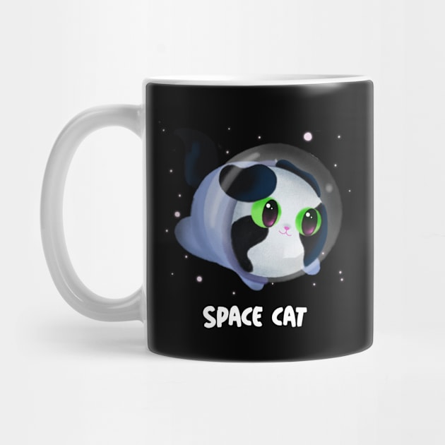 Space Cat by Purrestrialco